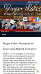 Mobile Screenshot of fingerlakeswineantransport.com